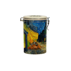 Lata metálica vintage Van Gogh Terraza de café de noche Break Café